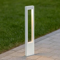 Vega pt1 ideal lux lampione moderno da giardino bianco