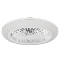 Ventilatore con plafoniera bianco con telecomando led cct eglo salvador