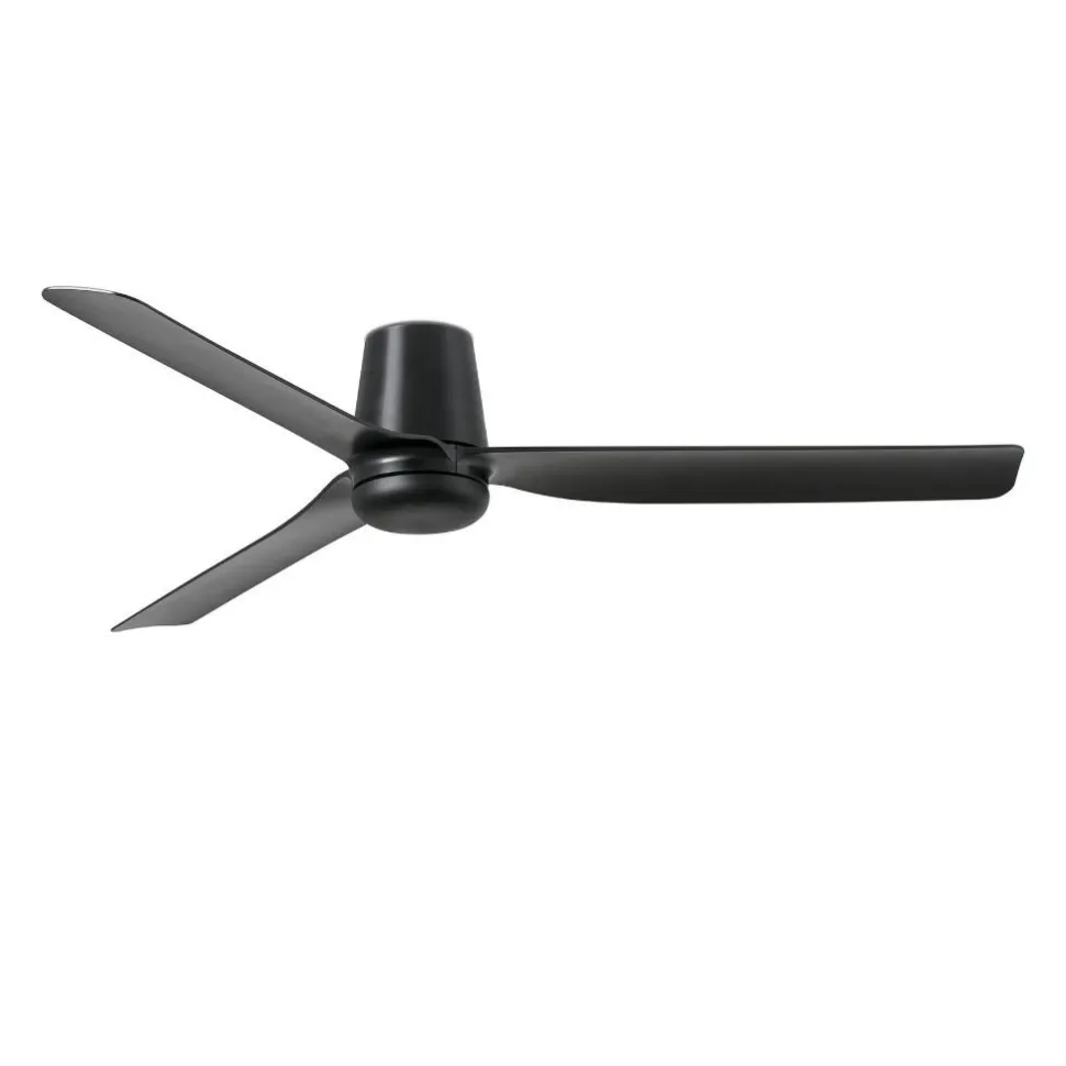 Ventilatore da soffitto nero smart app wifi 17mq silenzioso
