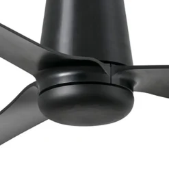 Ventilatore da soffitto nero smart app wifi 17mq silenzioso