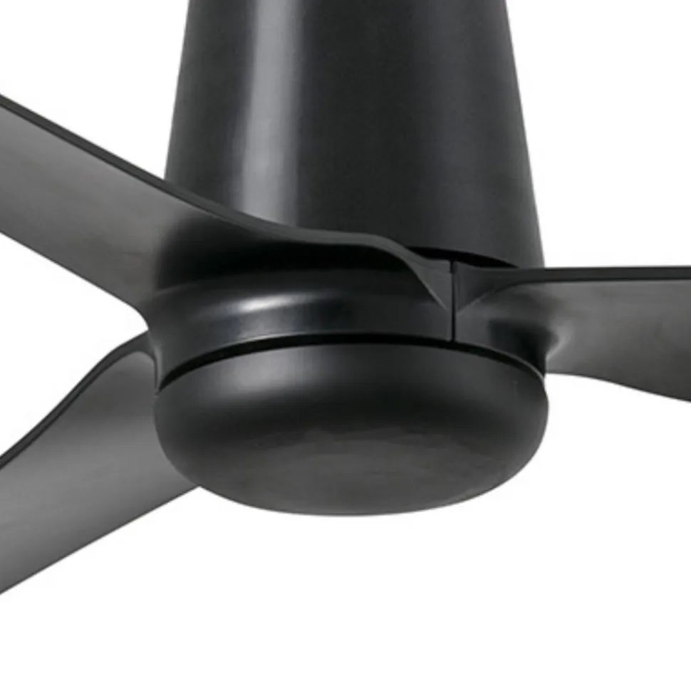 Ventilatore da soffitto nero smart app wifi 17mq silenzioso