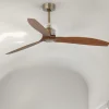 Ventilatore da soffitto oro invecchiato 17mq motore silenzioso dc