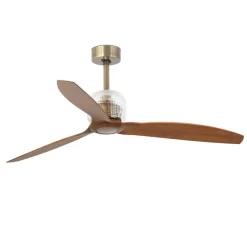 Ventilatore da soffitto oro invecchiato 17mq motore silenzioso dc