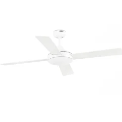 Ventilatore da soffitto pale smart app tuya bicolore bianco legno 28mq