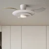 Ventilatore da soffitto pale retrattili bianco led cct ambienti 13-20mq