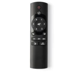 Ventilatore da soffitto pale intercambiabili bianco frassino telecomando 28mq