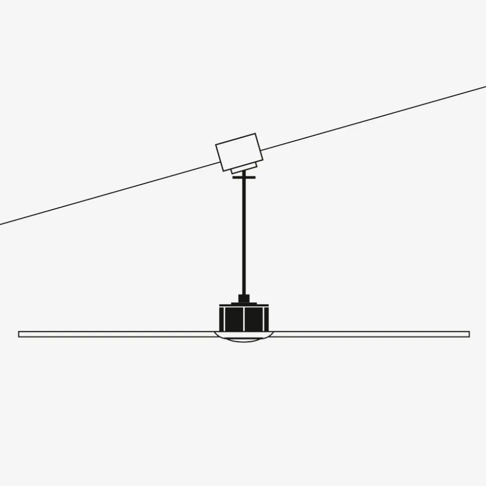 Ventilatore da soffitto pale intercambiabili bianco frassino telecomando 28mq