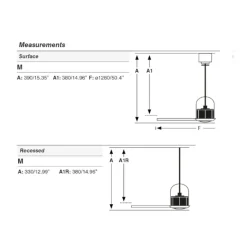 Ventilatore da soffitto rame stanze da 13-17mq con telecomando