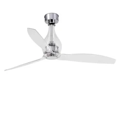 Ventilatore da soffitto smart app trasparente ambienti max 17mq