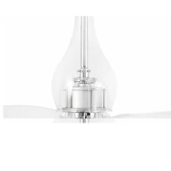 Ventilatore da soffitto smart app trasparente ambienti max 17mq