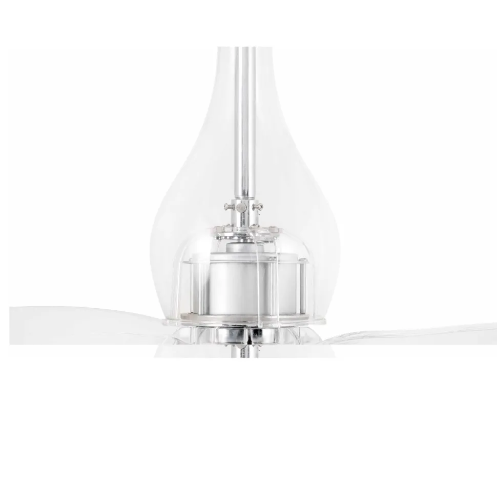 Ventilatore da soffitto smart app trasparente ambienti max 17mq