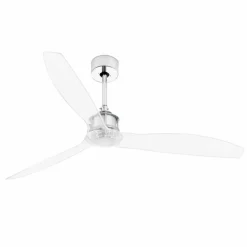 Ventilatore da soffti trasparente smart app stanze max 17mq
