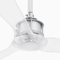 Ventilatore da soffti trasparente smart app stanze max 17mq