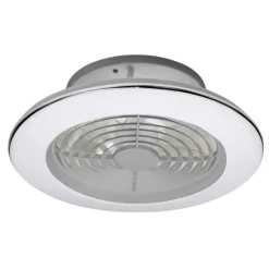Ventilatore lampadario con pale da soffitto con luce grigio 13mq con telecomando