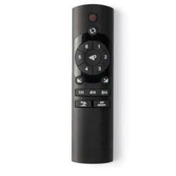 Ventilatore nero a pale da soffitto 39mq silenzioso