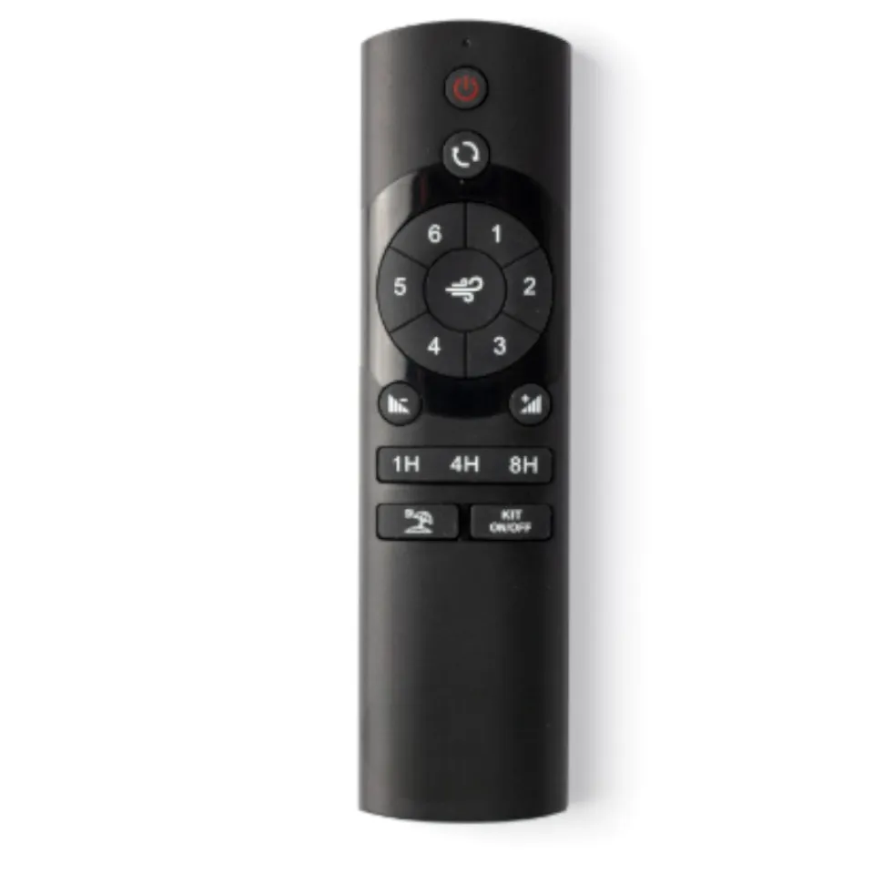 Ventilatore nero a pale da soffitto 39mq silenzioso
