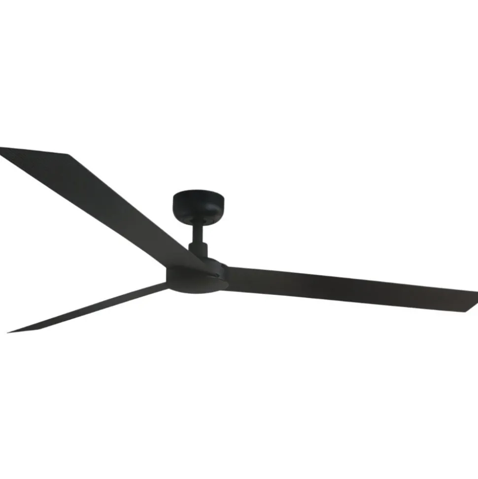 Ventilatore nero a pale da soffitto 39mq silenzioso