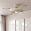 Ventilatore pale a scomparsa bianco luce led cct max 20mq con telecomando