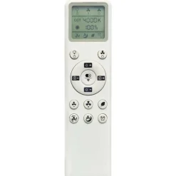 Ventilatore pale a scomparsa nero ambiente max 13mq led cct e telecomando