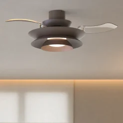 Ventilatore pale a scomparsa caffe ambienti max 20mq led cct con telecomando