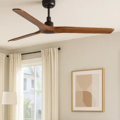 Ventilatore pale in legno da tetto silenzioso 28mq