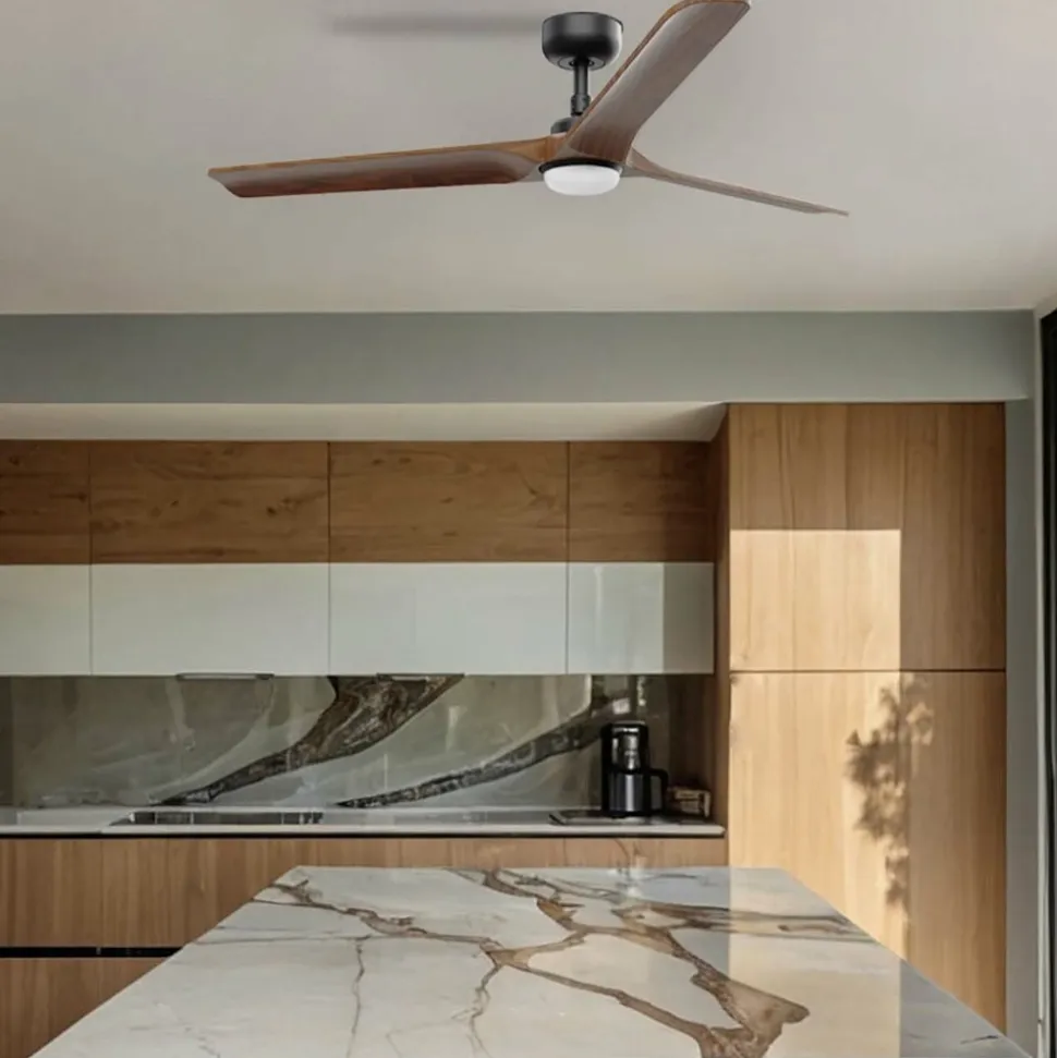 Ventilatore pale in legno da tetto silenzioso 28mq