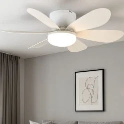 Ventilatore palermo bianco da soffitto con luce telecomando