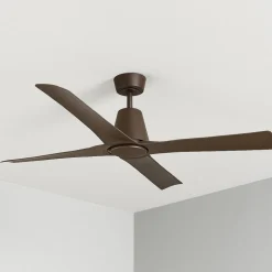 Ventilatore per esterno da soffitto a pale marrone 18mq