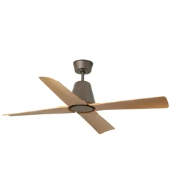 Ventilatore per soffitto esterno ip44 marrone 13-17mq wiz smart app
