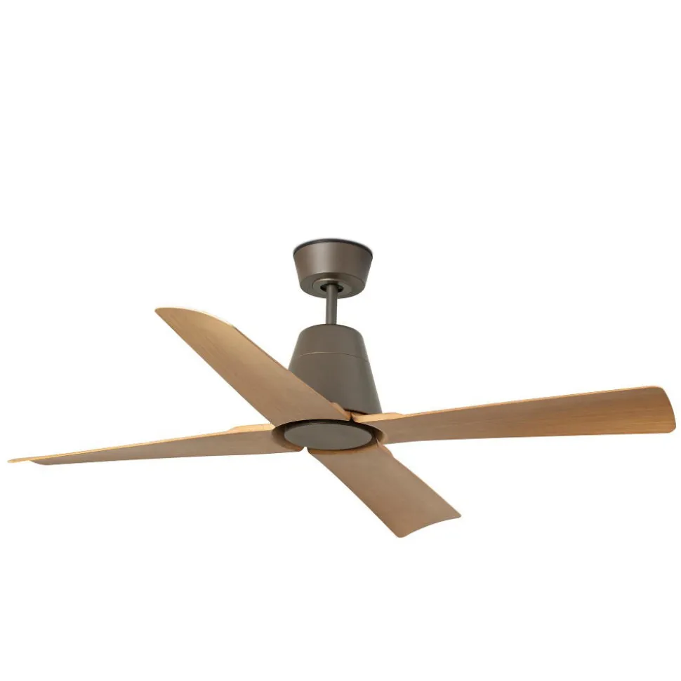 Ventilatore per soffitto esterno ip44 marrone 13-17mq wiz smart app