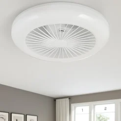 Ventilatore silenzioso a plafoniera con luce telecomando