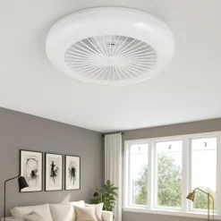 Ventilatore silenzioso a plafoniera con luce telecomando