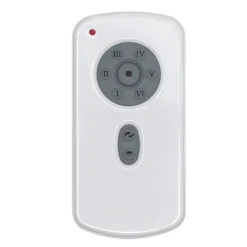 Ventilatore silenzioso in vetro da soffitto per 17mq pale trasparenti con telecomando