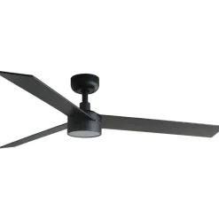 Ventilatore smart a soffitto con luce 28mq legno nocciola