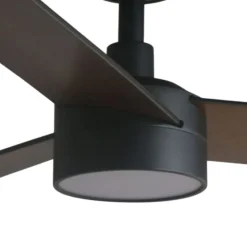 Ventilatore smart a soffitto con luce 28mq legno nocciola
