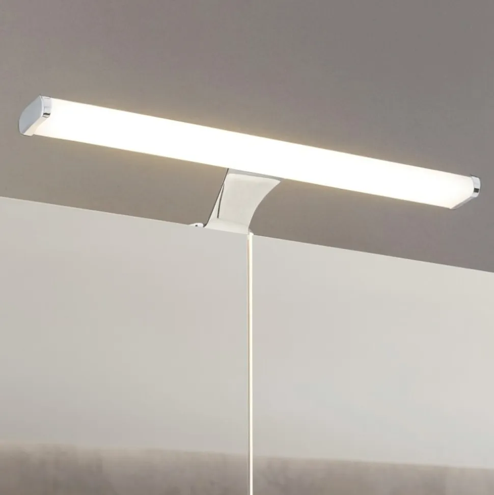 Vinchio eglo applique da bagno moderno per specchio led 3000k ip44