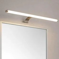 Vinchio eglo applique da specchio per bagno con fissaggio su cornice led 3000k ip44