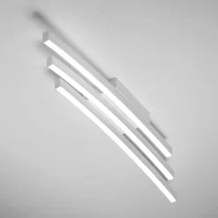 Vivida bow plafoniera led 36w 3000k moderna bianca