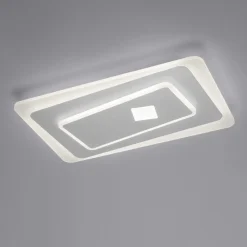 Vivida brighton big plafoniera per camera da letto 3000k 4000k design rettangolare
