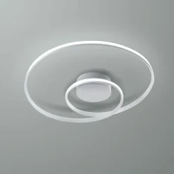 Vivida circuit plafoniera led 3000k 4000k dimmerabile design moderno bianca
