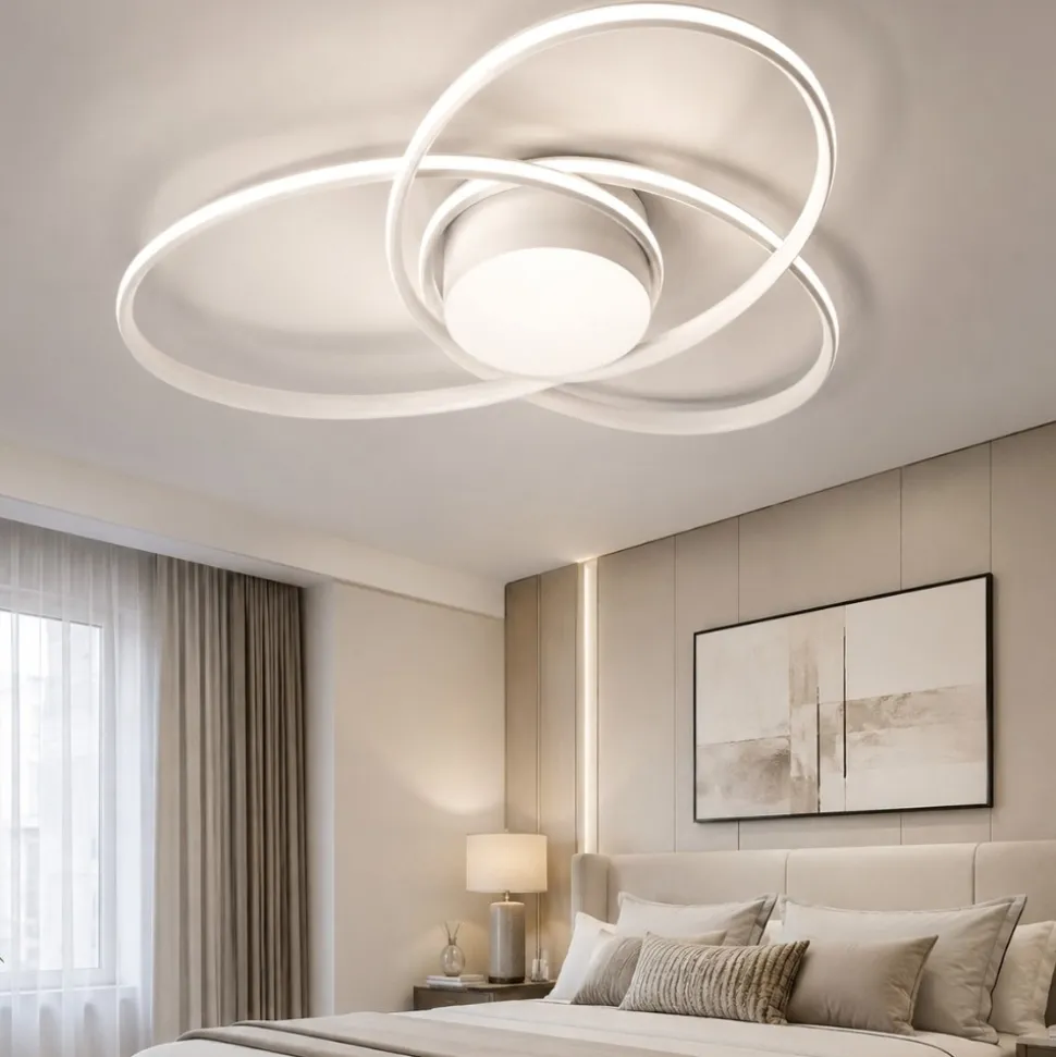 Vivida clover plafoniera design moderna led 33w 3000k