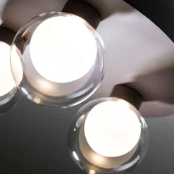 Vivida essence plafoniera 3 luci champagne led 3000k