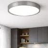 Vivida hera plafoniera moderna 50cm titanio led 40w cct dimmerabile