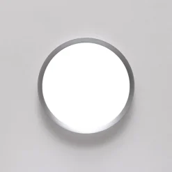 Vivida hera plafoniera moderna 50cm titanio led 40w cct dimmerabile