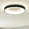 Vivida inner-r 80 plafoniera nera moderna 80w 3000k 4000k dimmerabile