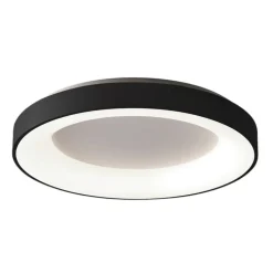 Vivida inner-r 80 plafoniera nera moderna 80w 3000k 4000k dimmerabile