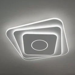 Vivida international plafoniera square bianca led design moderna