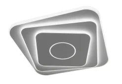 Vivida international plafoniera square bianca led design moderna