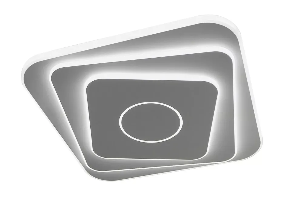 Vivida international plafoniera square bianca led design moderna