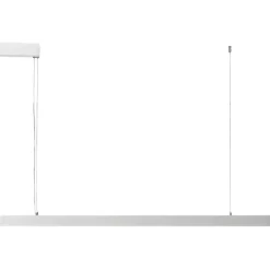 Vivida lampadario segmento bianco per tavolo cucina led 40w cct